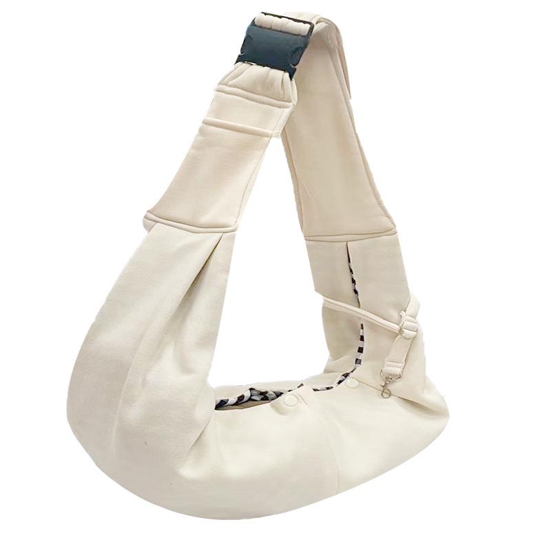Foldable Cat & Dog Crossbody Backpack - Large Capacity, Portable & Single Shoulder Design for Outings