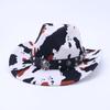 Cross-Border American Trend Skull Western Cowboy Hat Personalized Retro Knight Top Hat Cow Pattern Sunscreen Visor