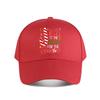 Jesus Is The Reason Christmas Candy Cane Decor Baseball Cap Fashion Unisex Sunhat Womens Outdoor Sports