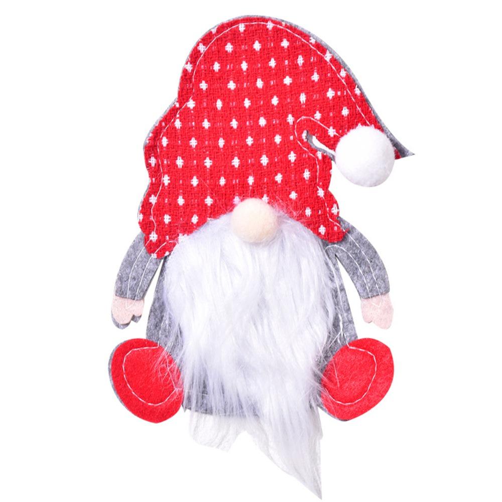 1/4PCS Santa Claus Christmas Tableware Bag Christmas New Year Christmas Tableware Holder
