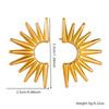DIEYURO 316L Stainless Steel Love Pearl Round Square Fan Shaped Irregular Design Earrings Women New Trend Ear Jewelry Gift Party