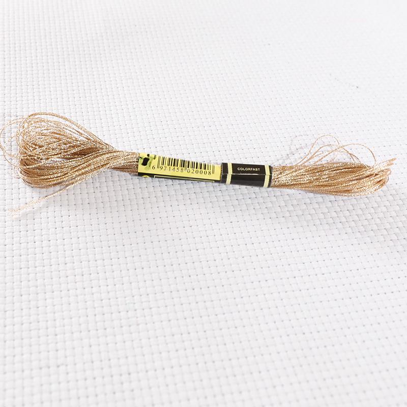 16M/roll Multi-color Gold And Silver Thread Computer Embroidery Gold Thread DIY Cross-stitch Metal Thread TJ20500