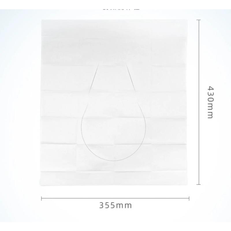 100PCS Disposable Toilet Seat Cover Portable Travel Camping Hotel Bathroom Degradable Waterproof Toilet Mat Accessories