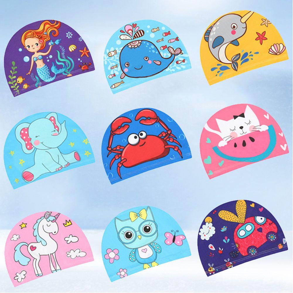 Sports Accessory Swim Equipment Kids Swimming Cap Protect Ears Cap Swim Accessiories Swim Pool Hat
