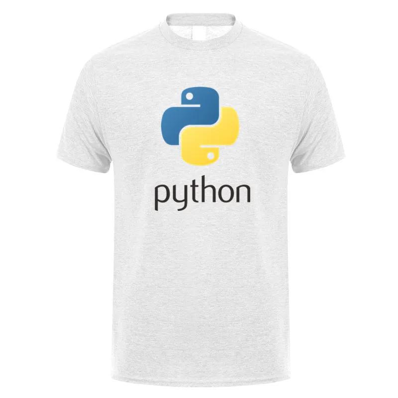2026 Spring Summer  Python Tshirt with Computer Programming Language Short Sleeve