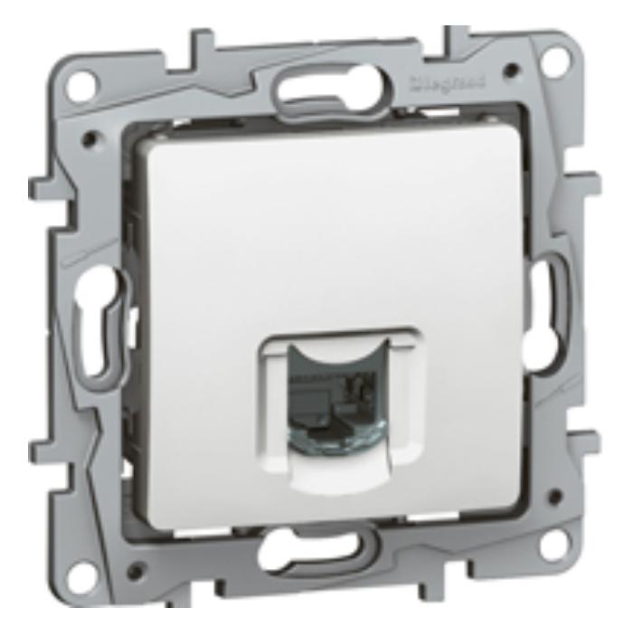 Niloe Gniazdo Komputerowe Rj45 Kat. 6 Utp Białe 764573
