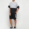 Nike Air Fleece Color-Block Shorts Herren Unterteile Schwarz CJ4833-010