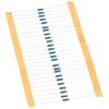 525pcs 17 Values Resistors Assortment Kit 0.25W 1/4W Resistors Metal Film Resistor Kit  Electronics