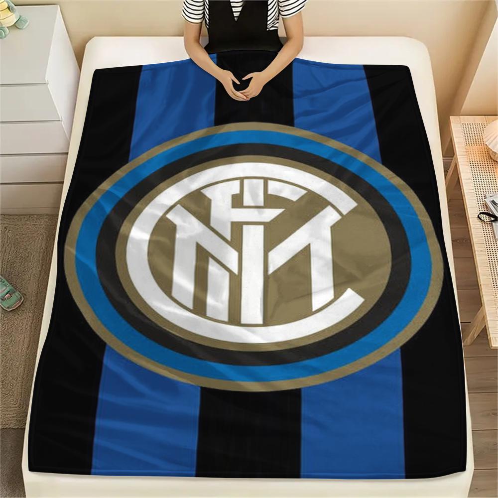 1pc Inter Milan Print Flannel Blanket, High quality Comfortable for All Seasons, Home Decor, Warmth and Comfort, Perfect for Christmas Gifts61