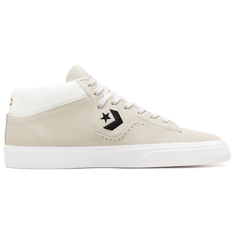 Converse Louie Lopez Pro Casual Slip Resistant Durable Mid Top Skate Shoes Unisex Skate Shoes Off-White 171332C