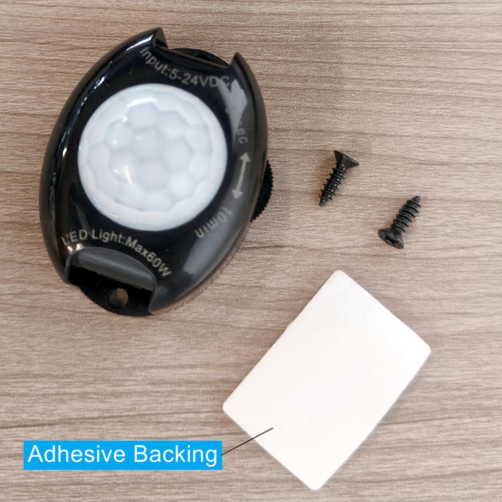 PIR Motion Sensor Switch 30s~10min Adjustable DC5~24V 3A Highly Sensitive Infrared IR Sensor Detector Time Delay for LED Strip