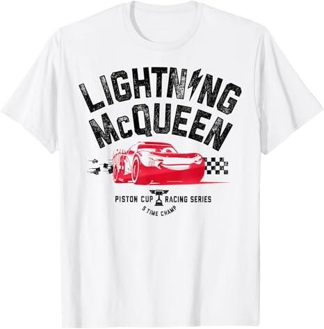 Cars 3 Lightning McQueen Piston Cup TShirt Size S 4XL Gift For Friends S