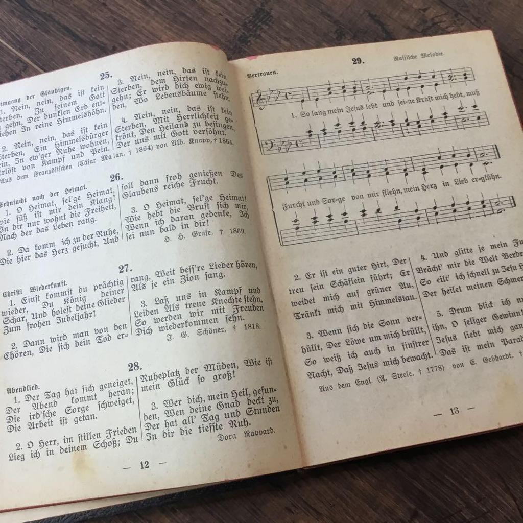 [USED] Foreign Books German Music Sheet Music Music Junk Journal