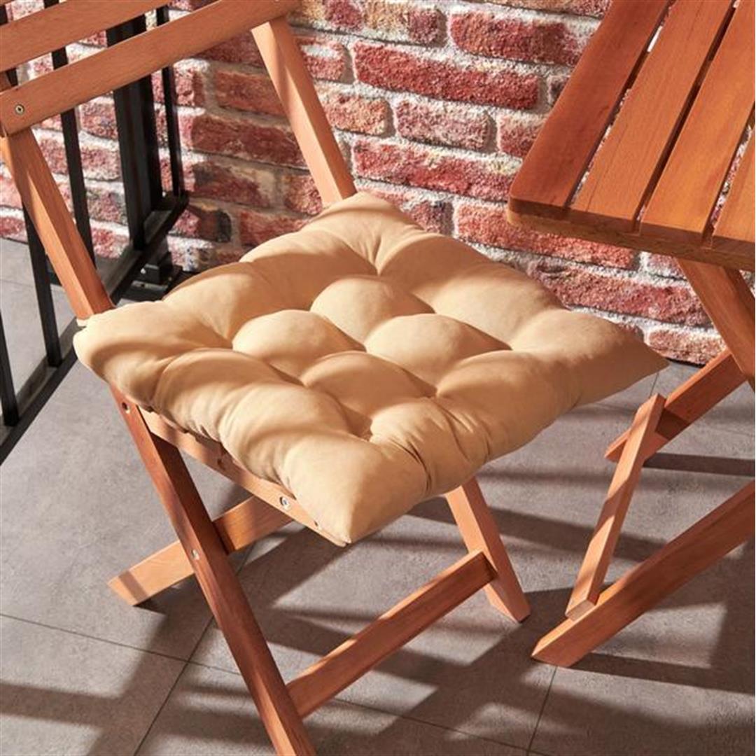 

Подушка на стул Nuvomon Honeycomb Бежевая 45x45 см