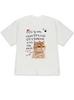 Womens Tshirt Fashion Ladies TShirts with Santa Hat and Korean Text Cute and Cozy Korean Style Ideal for SpringSummer