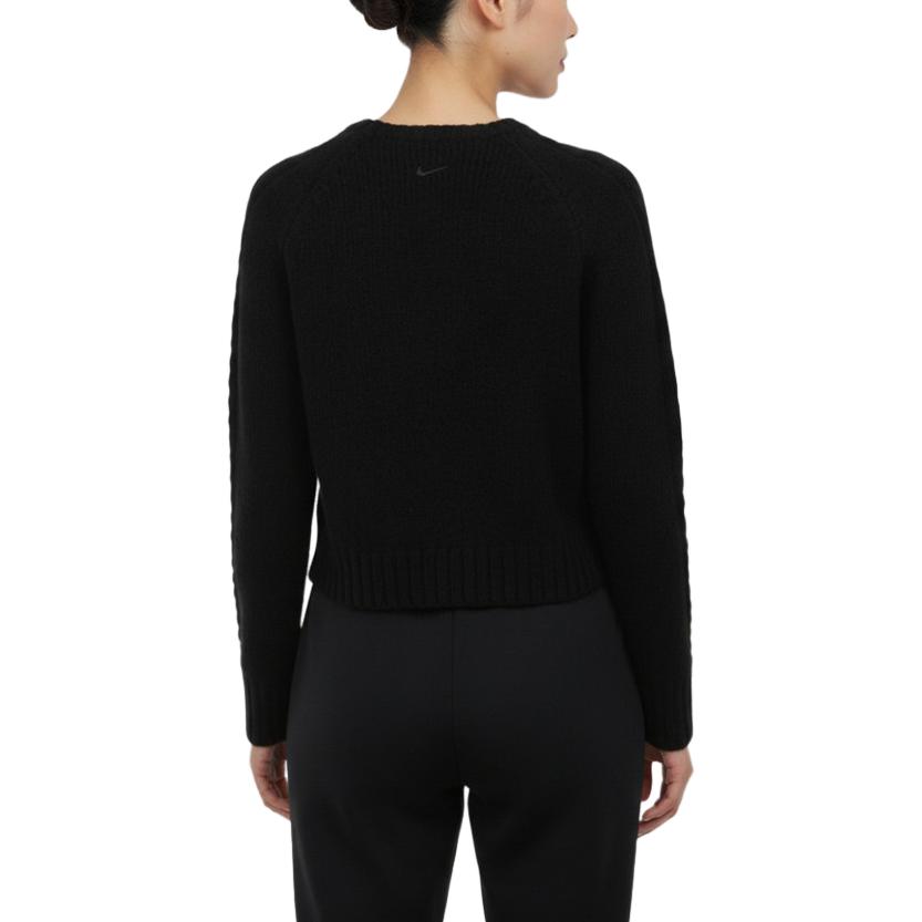Nike Solid Color Crew Neck Pullover Slim Fit Long Sleeve Sweater Women sweater IF0247-010