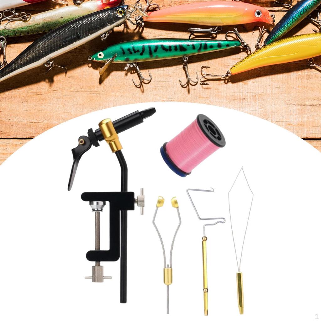 5 Fly Tying Accessories Including Bobbin Holder And Threader