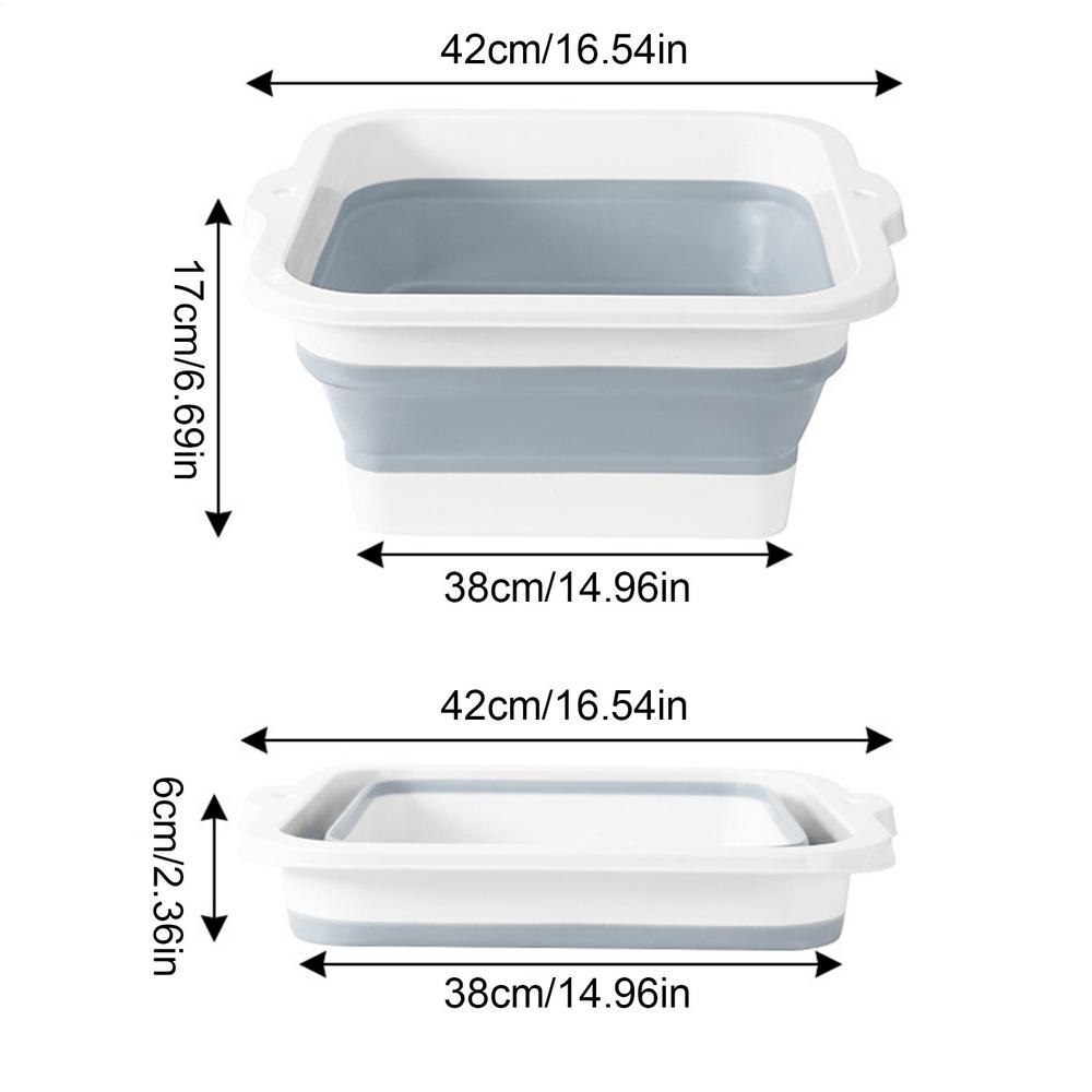 Foot Bath Tub Foot Bath Bucket 168 Massage Convex Points Foldable Anti-Slip Bucket Large Size For Hotel Car Cleaning Men