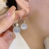 Elegantní opálové visací náušnice Módní náušnice s přívěskem z kamínků pro ženy Dívky Luxusní šperky