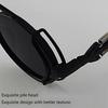 Pc Sunglasses Steam Punk Double Spring Leg Glasses Fashion Trend Round Sunglasses