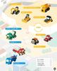 Crochet Embroidery Thread Miniature Working Vehicles Picture Book (applemints)