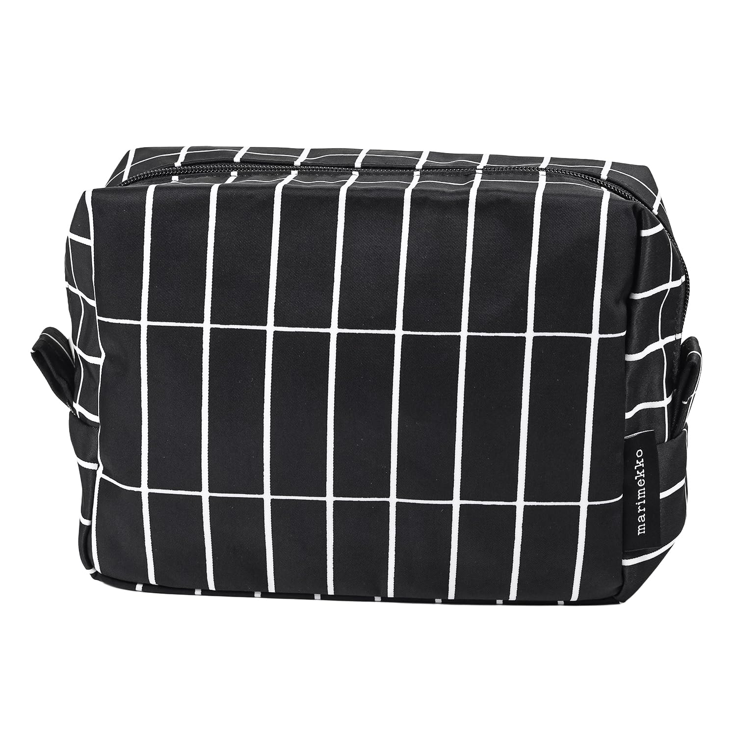 Marimekko Pieni Tiiliskivi Cosmetic Pouch, Travel Pouch, Pencil Case, Black, 70895 070895 910, Scandinavian Design [Used]