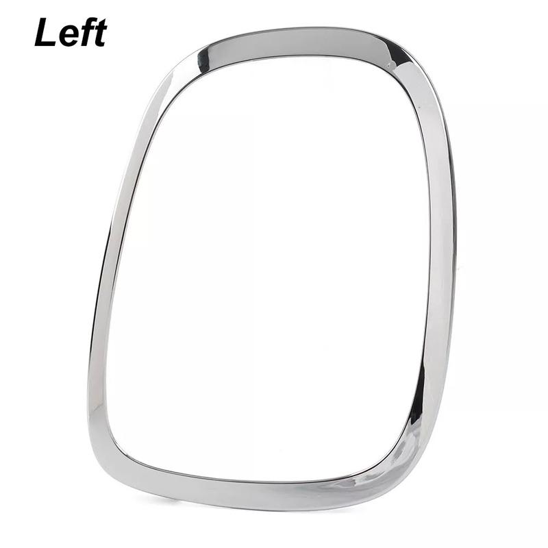 Car Modification Vehicle Enhancement Rear Taillight Cover Plating Bright Silver Color Direct Replacement Easy To Use