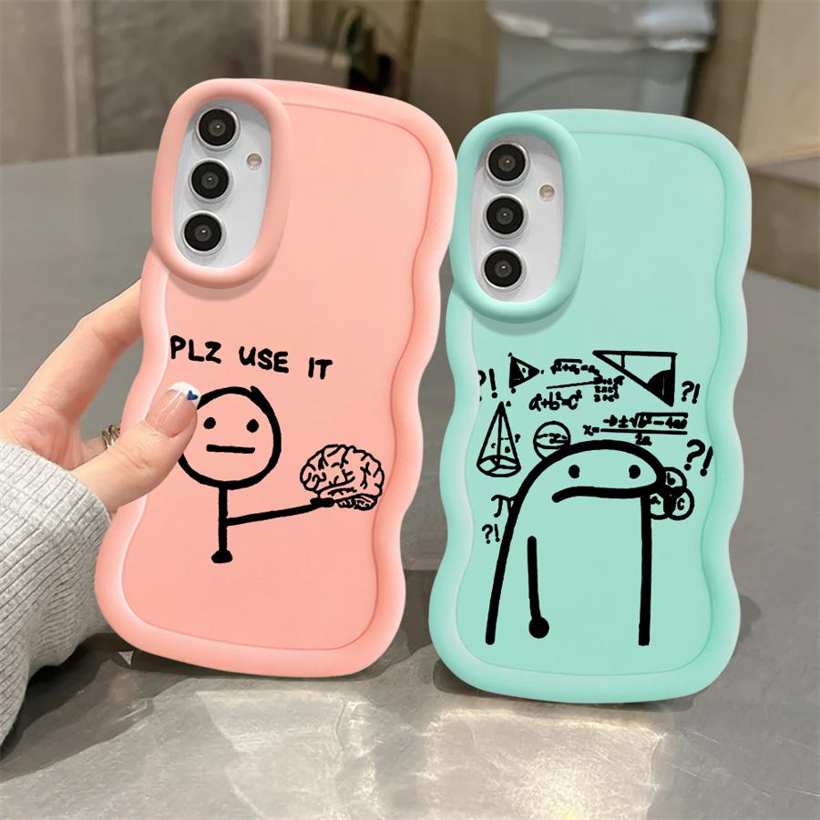 Interesting Cartoon Soft Phone Cover Case for Samsung Galaxy A11 A52 A16 A15 A21s A12 A13 A14 A53 A05 A23 A04 A22 A06 A33 A03