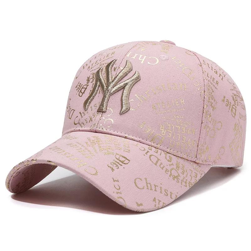 Frühlingsmode Luxus Buchstaben Stickerei Baseballkappen Damen Herren Weiblich Männlich Sportvisiere Snapback Kappe Sonnenhut Kappen Gorras Hut