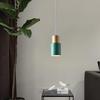 Nordic Wrought Iron & Solid Wood Bedside Pendant Lamp - Multicolor, Creative Fresh Design