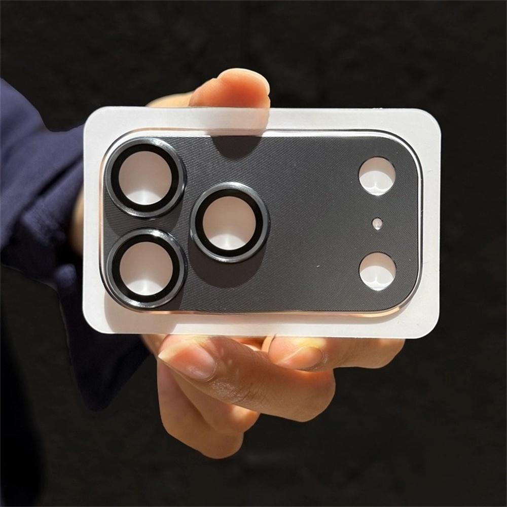 Metal Camera Full Coverage Protector Cover For IPhone 17 16 15 14 13 12 11 Anti-scratch High Definition Glass Lens Protect Cap