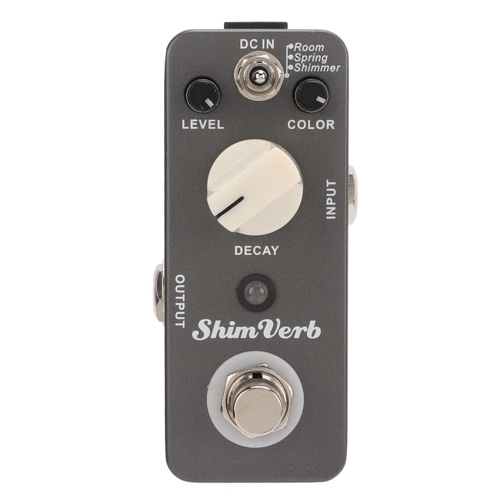 Electric Guitar Effect Pedal ShimVerb Reverb 3 Modes MRV1 Single True Bypass Accessory