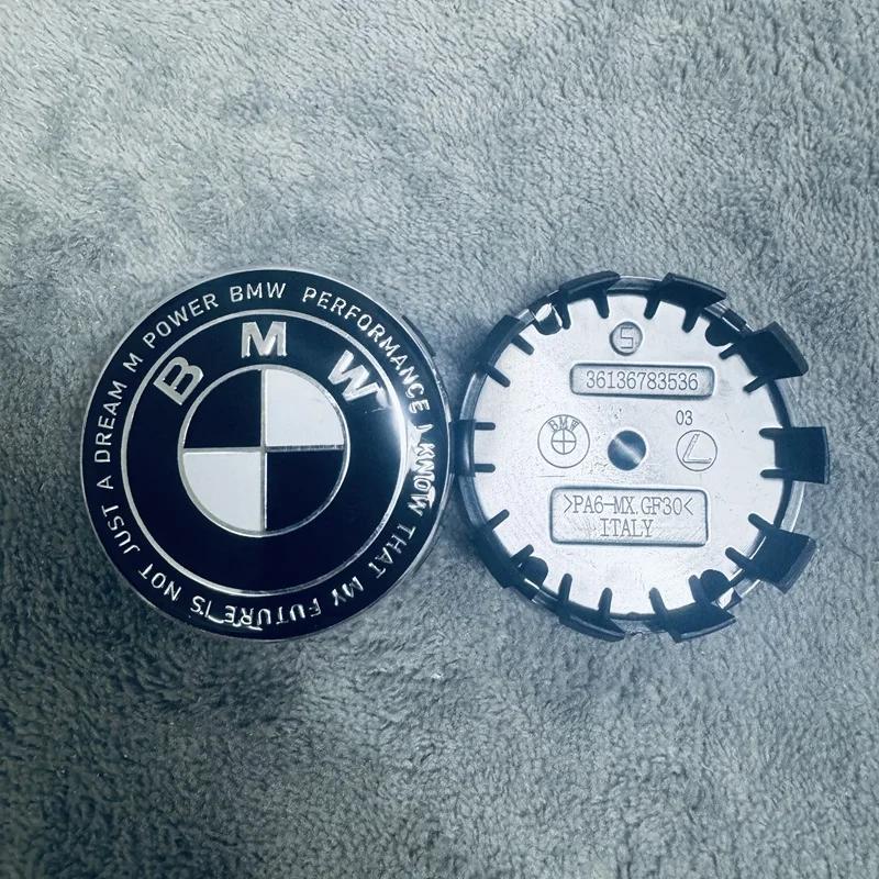 

For BMW M X3G01 F13 E89 F40 G60 G80 E28 F36 X5F15 E85 F82 G20 X5E53 F15 E63GROUP 4Pcs 56MM 68MM Car Wheel Center Hub Cover Caps 56MM