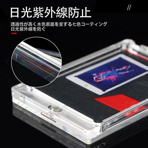 LUYING Magnetic Loader, 35pt Storage, Trading Card Protective Case, Set of 5, Magnetic, One-Touch Operation for Easy Storage