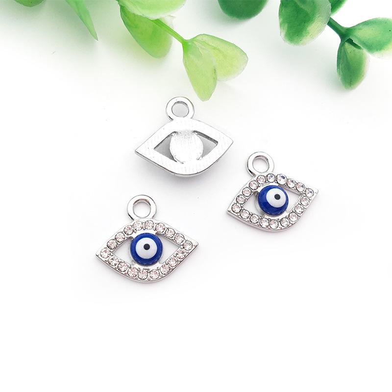Evil Eye Charms with Butterfly & Starfish Connectors for DIY Jewelry Bracelets & Necklaces