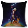 Little Prince Pillow Case Decor Cartoon France Anime Print Cushion Cover for Sofa Home Children Room Linen Throw Pillowcase