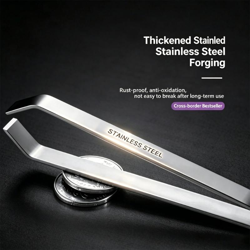 Professional Grade Kitchen Tweezers Efficient Hair Removal Tool For Meat Poultry And Seafood Fish Bone Plucking Clamp