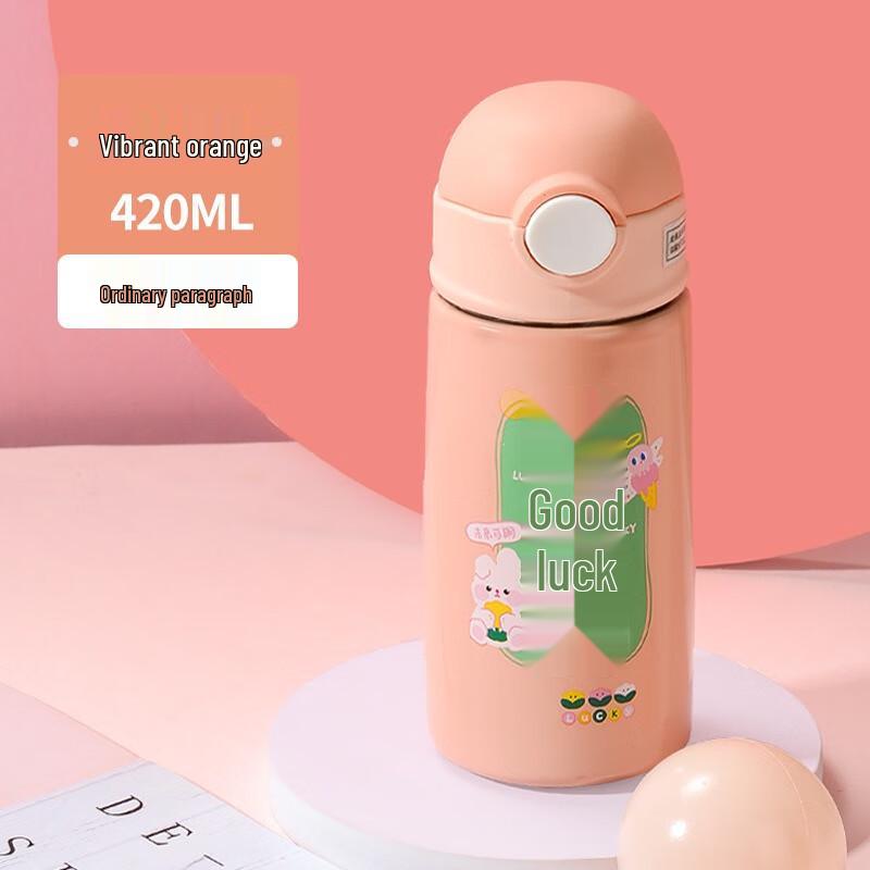 MRSIKEY Kids & Women s Temperature Display Straw Thermos