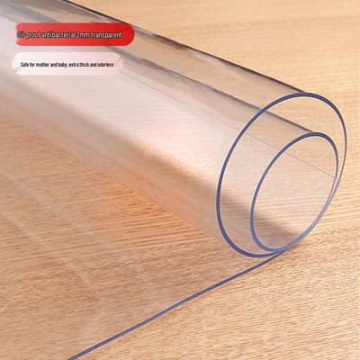 Transparenter wasserdichter Tischschutz aus PVC