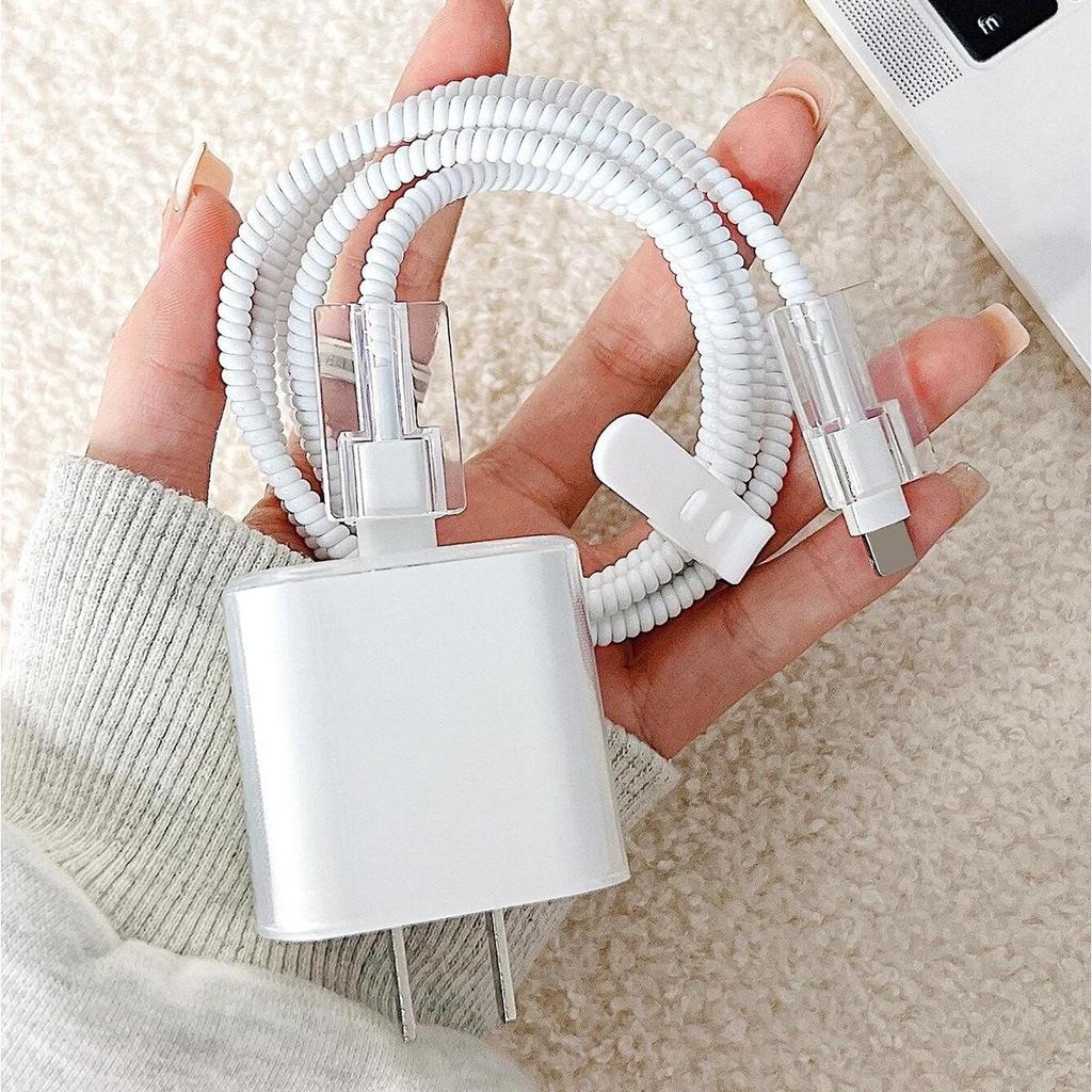Capa Protetora para Carregador de 20W para Apple 14 Plus, Compatível com 13/12/11 Pro Max, com Organizador de Cabo de Dados