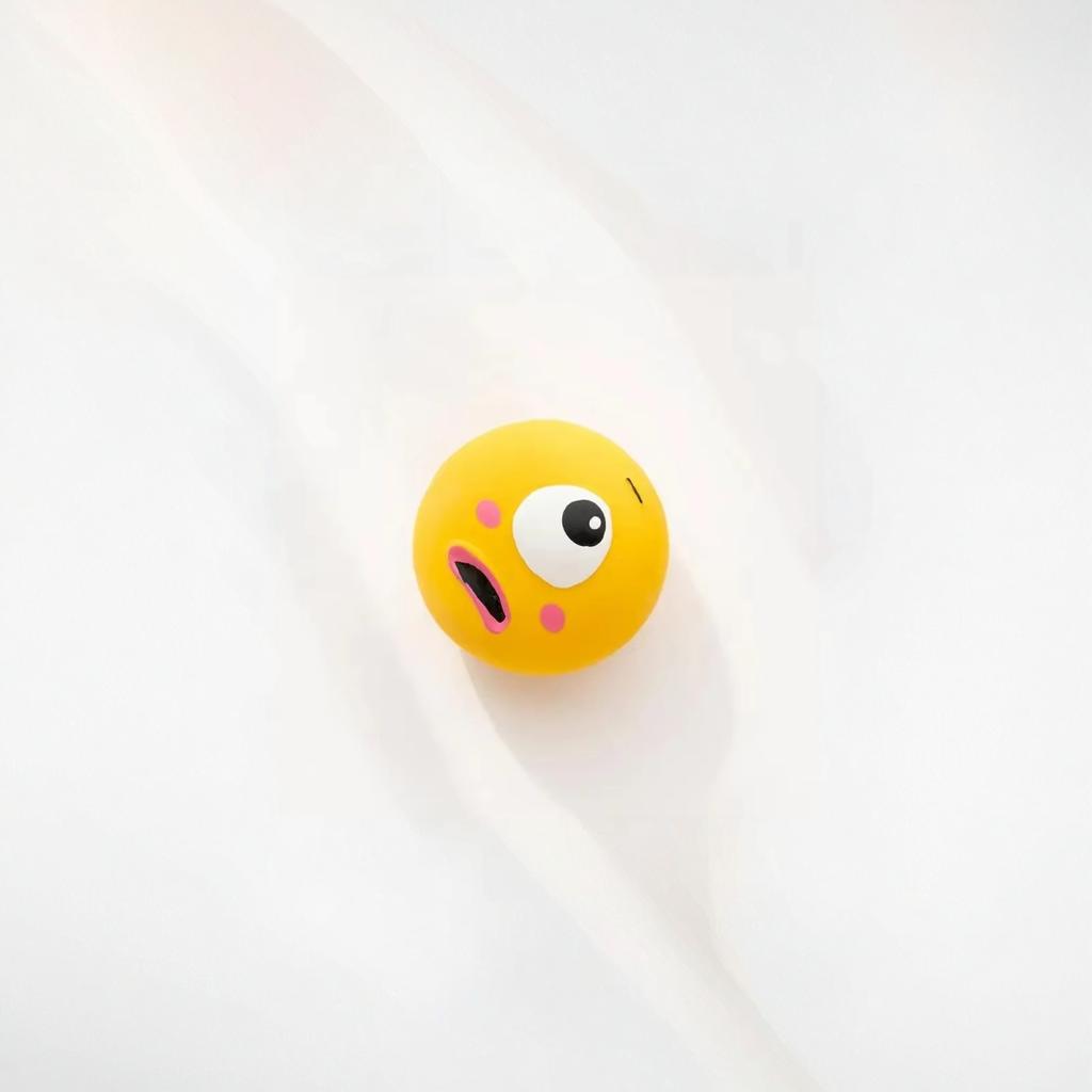 Haustier Hund Latex Quietschespielzeug Cartoon Große Augen Zahnpflege Kauspielzeug