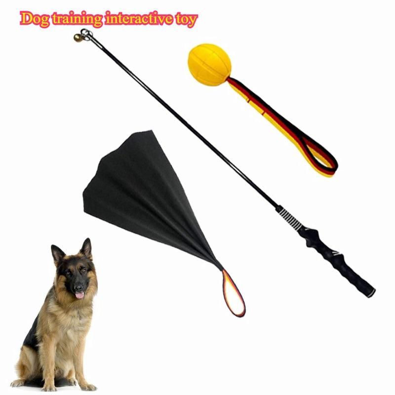 Neue Trainingsutensilien Reizangel Beißtuch Beißball Interaktive Hundetrainingsutensilien für den Außenbereich Beißrute Hundetrainingswerkzeuge