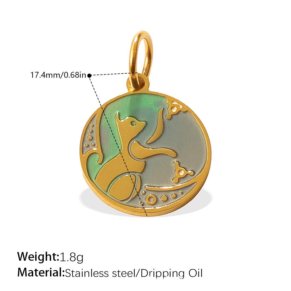 Adorable Animal Charm Series: Cat, Dog & Squirrel Pendants for DIY Bracelets