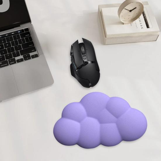 Wolken-Handgelenkauflage Ergonomischer Maushalter mit Handgelenkstütze zur Schmerzlinderung Rutschfestes Superweiches Silikon-Handauflagekissen für Büroarbeit am Computer
