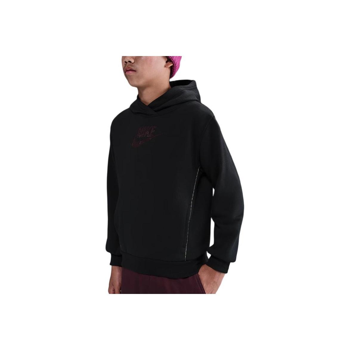 

Nike Hoodie With Logo Print Long Sleeve Kids Kids hoodies HQ9327-010 S