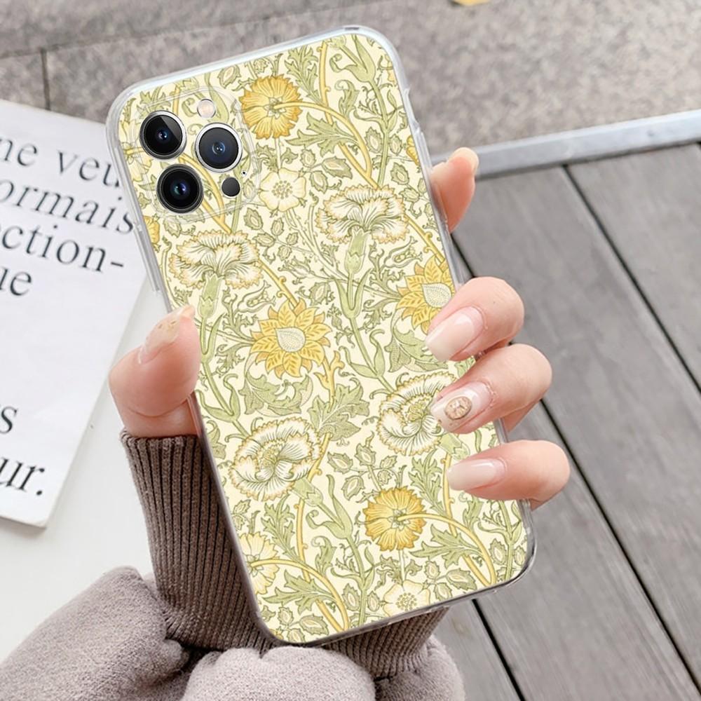 William Morris Thief Design Phone Case Silicone Soft for iphone 15 14 13 12 11 Pro Mini XS MAX 8 7 6 Plus X XS XR Cover