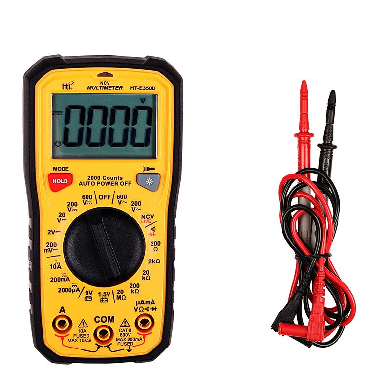 XinSite HTI Digital Multimeter: High-Precision AC/DC Voltage & Current Tool for Professional Electricians.