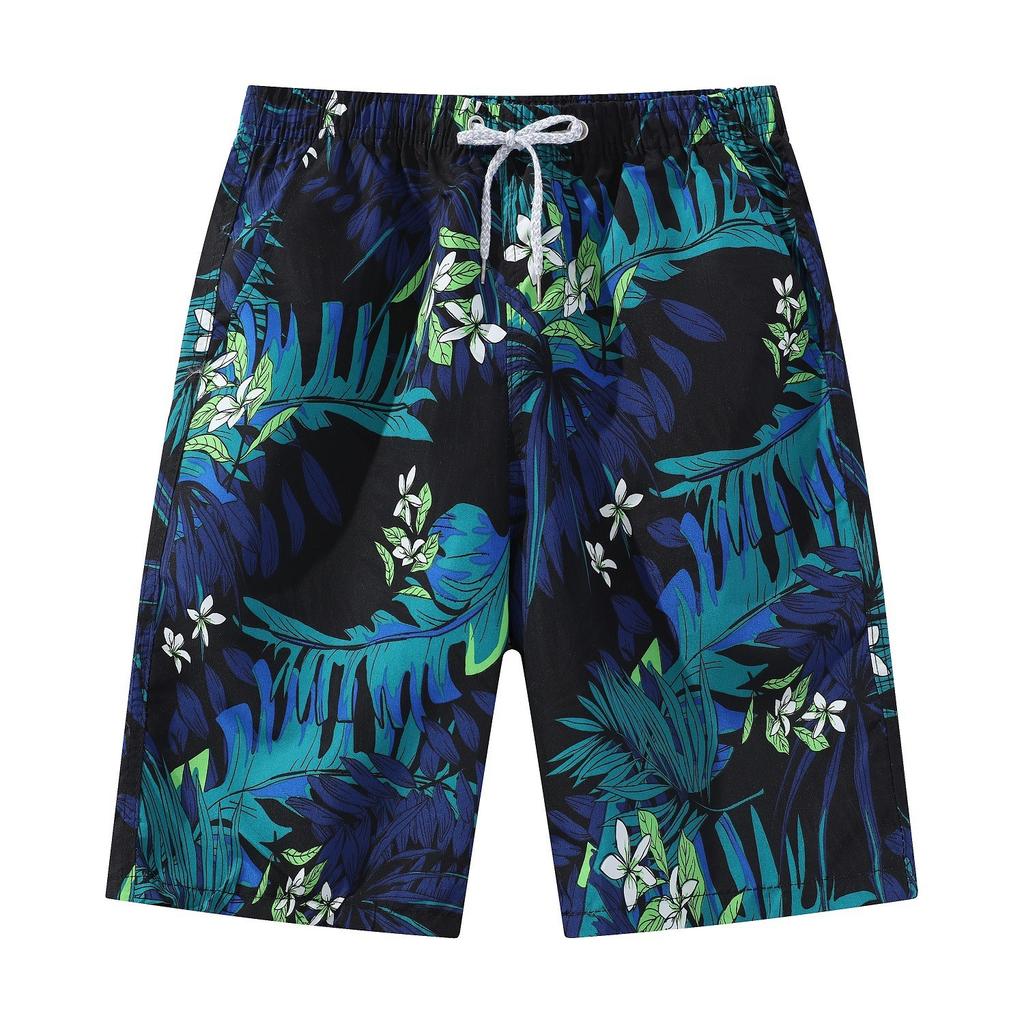 Men's Casual Color Outdoors Pocket Beach Work Trouser  Beach Shorts Pant