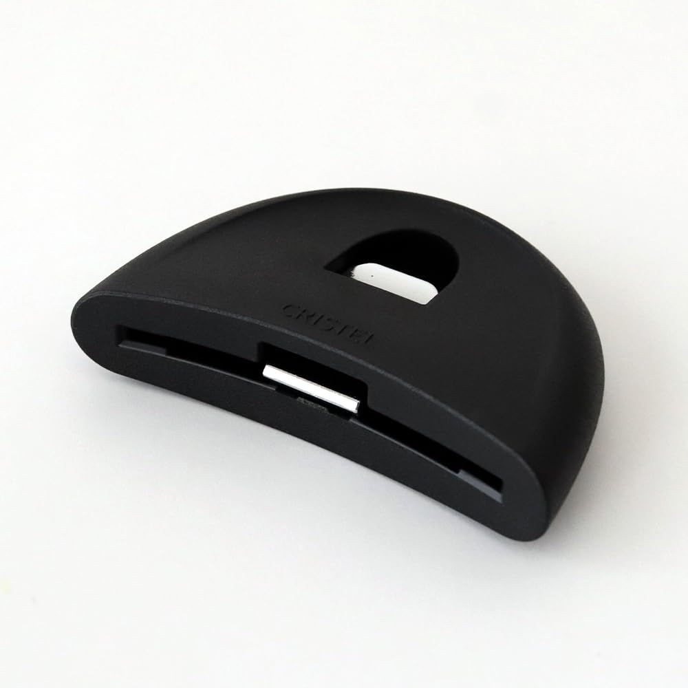 Set of 2 CRISTEL Mutine 02 Made in France for CRISTEL Handles Japanese Grips, (Black), (Official Product)