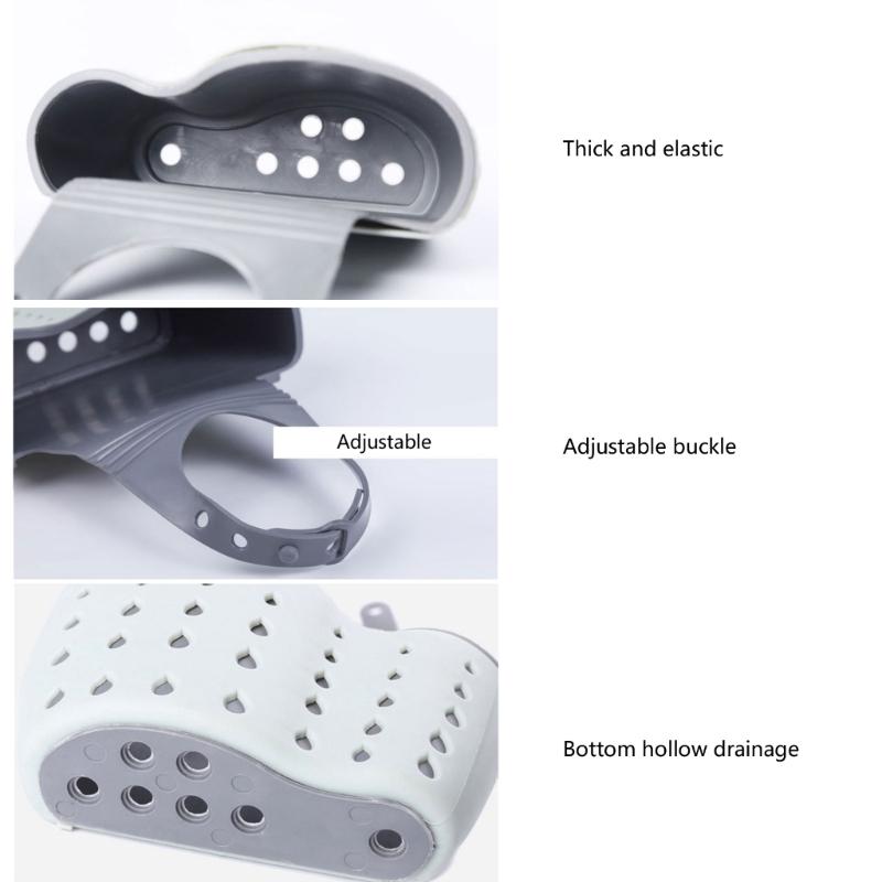 Faucet Hanging Basket Bag with Drain Holes Adjustable Strap Sponge and Cleaning Tool Holder Kitchen Accessories